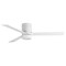 Maxim Lighting Tanker 52'' 3-Blade Hugger Fan w LED Light Kit, Matte White 88803MW - alternate 1